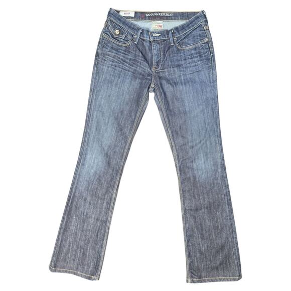 Banana Republic Heritage 06 Modern Bootcut Dark Wash Jeans - Picture 1 of 2